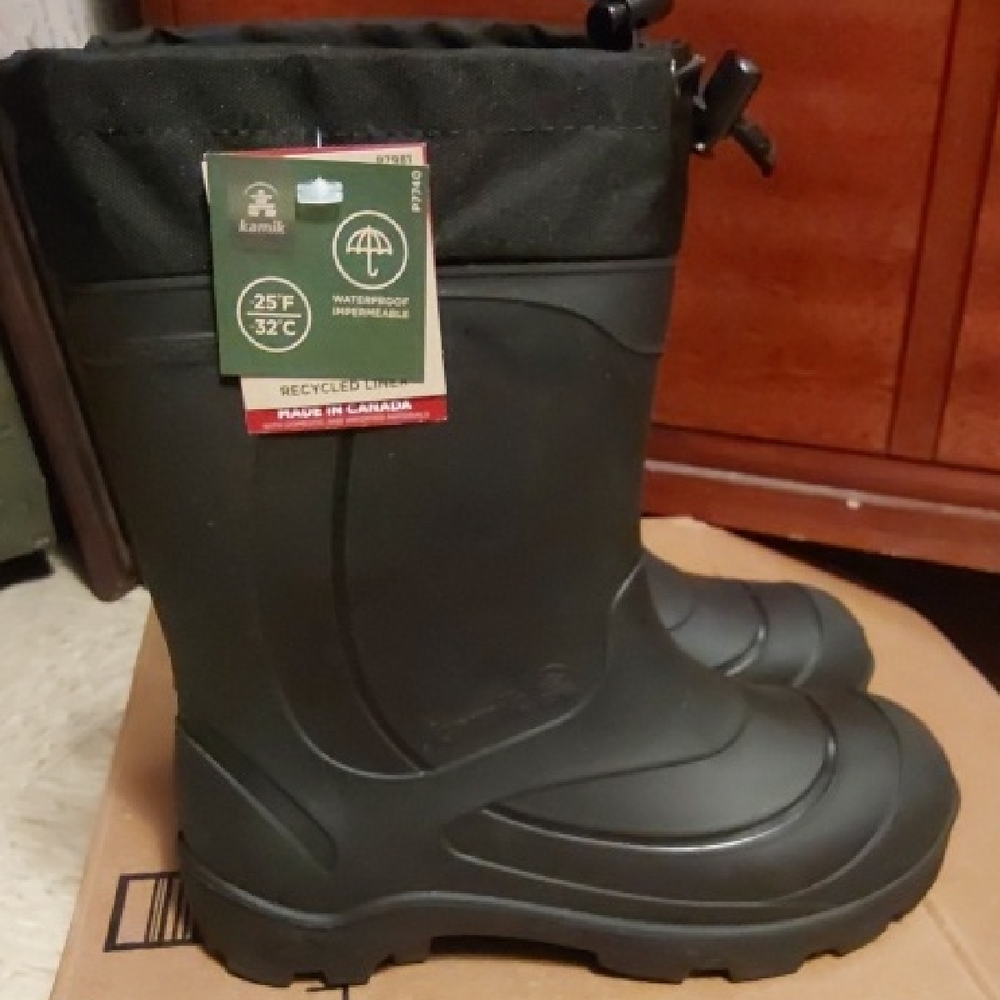 Kamik Kids Waterproof Black Winter Boots